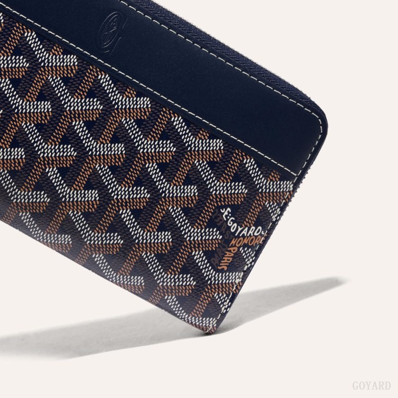 Carteras Goyard MATIGNON GM WALLET Azul Marino Azules | GY-FOU8269