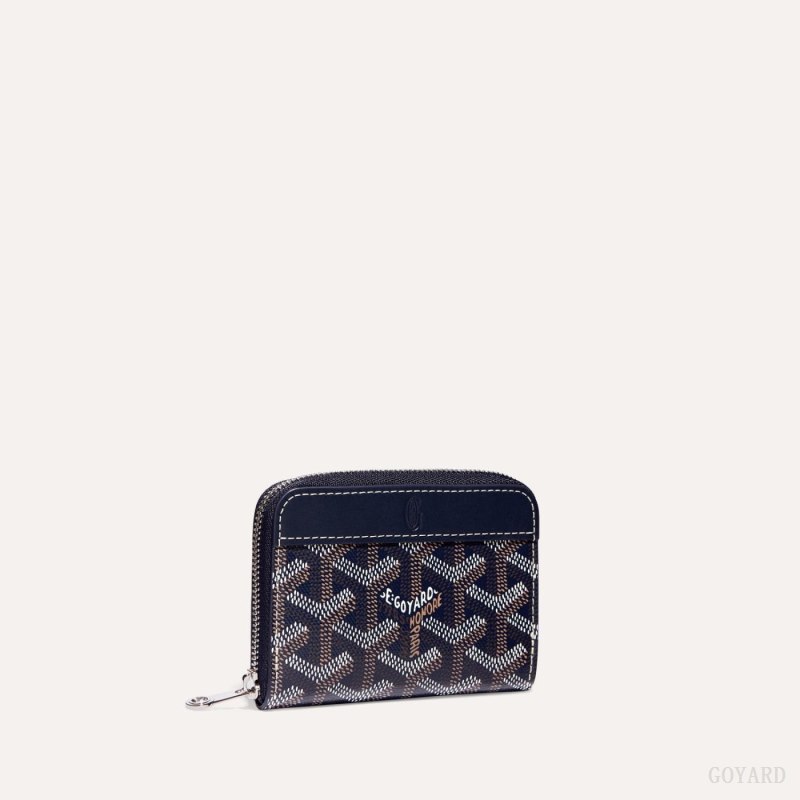 Carteras Goyard MATIGNON MINI WALLET Azul Marino Azules | GY-XJF0963