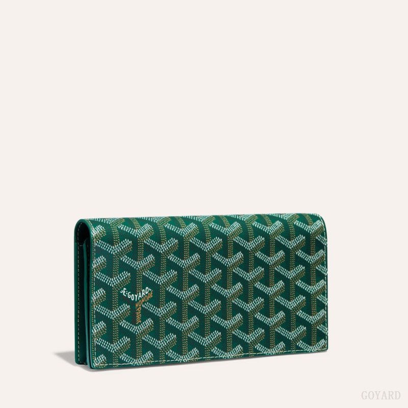 Carteras Goyard RICHELIEU WALLET Verde | GY-AOO1979
