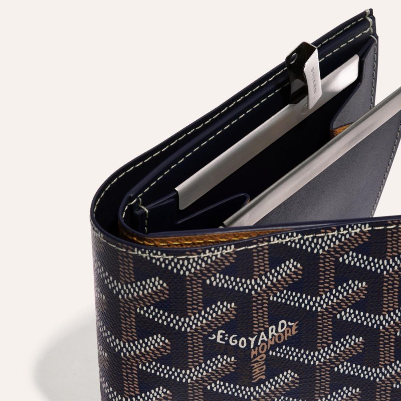 Carteras Goyard SAINT-FLORENTIN WALLET Azul Marino Azules | GY-LQP9005