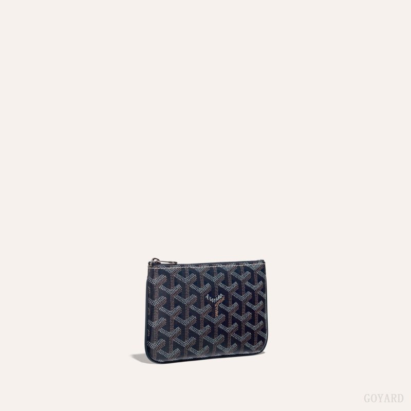 Carteras Goyard SÉNAT MINI WALLET Azul Marino Azules | GY-UEX3421