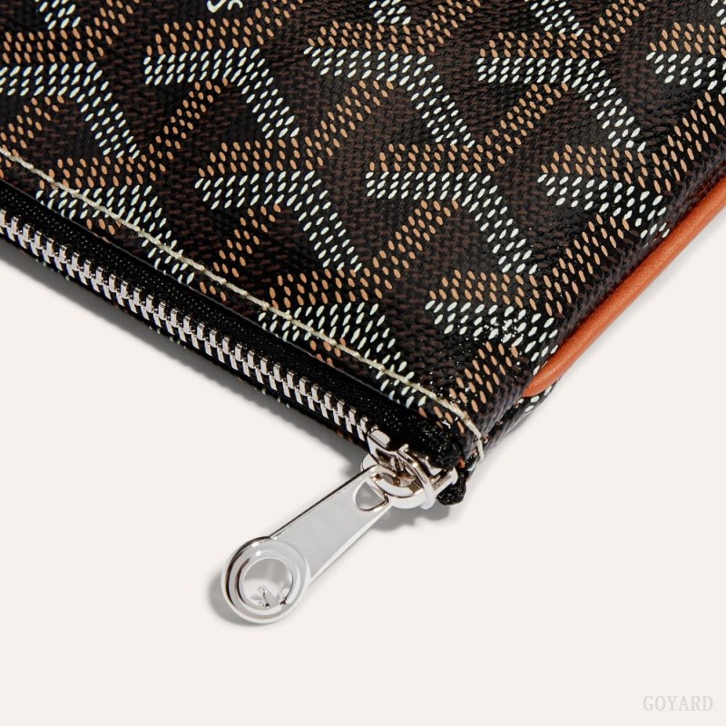 Carteras Goyard SÉNAT MINI WALLET Negras Marrones | GY-JYQ4759