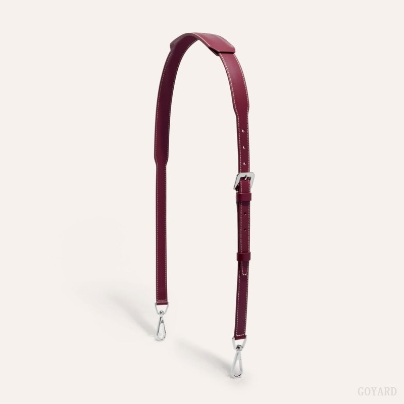 Correa Para Bolso Goyard CUIR MM STRAP Burdeos | GY-ZAP1622