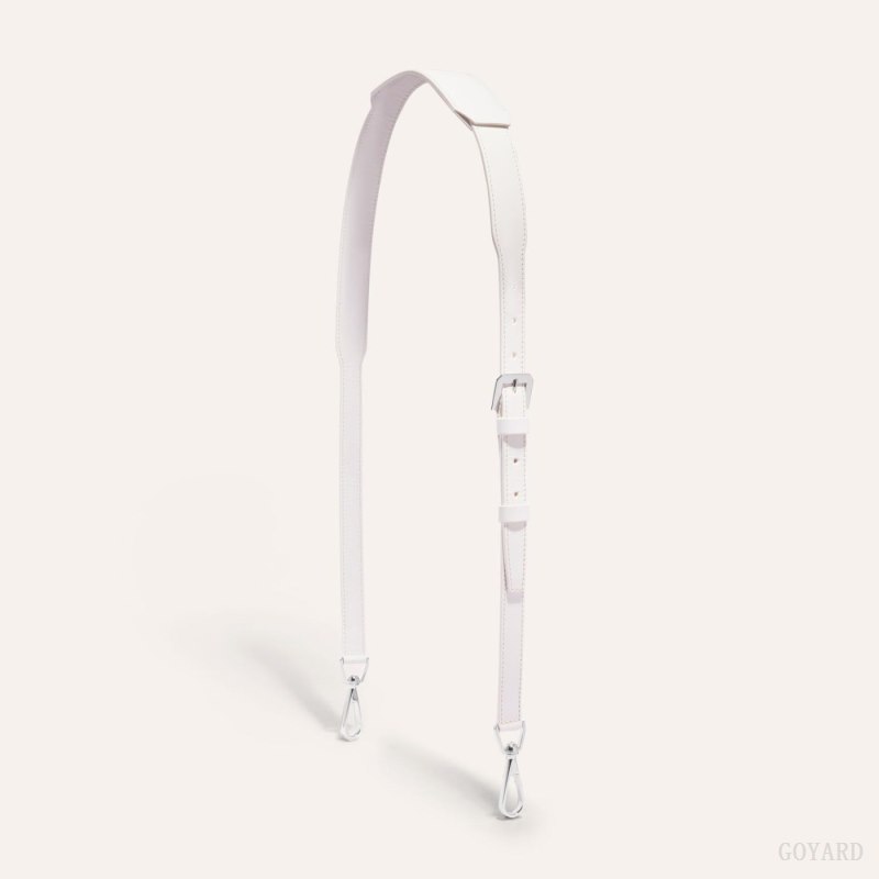 Correa Para Bolso Goyard CUIR MM STRAP Blancas | GY-PSH9722
