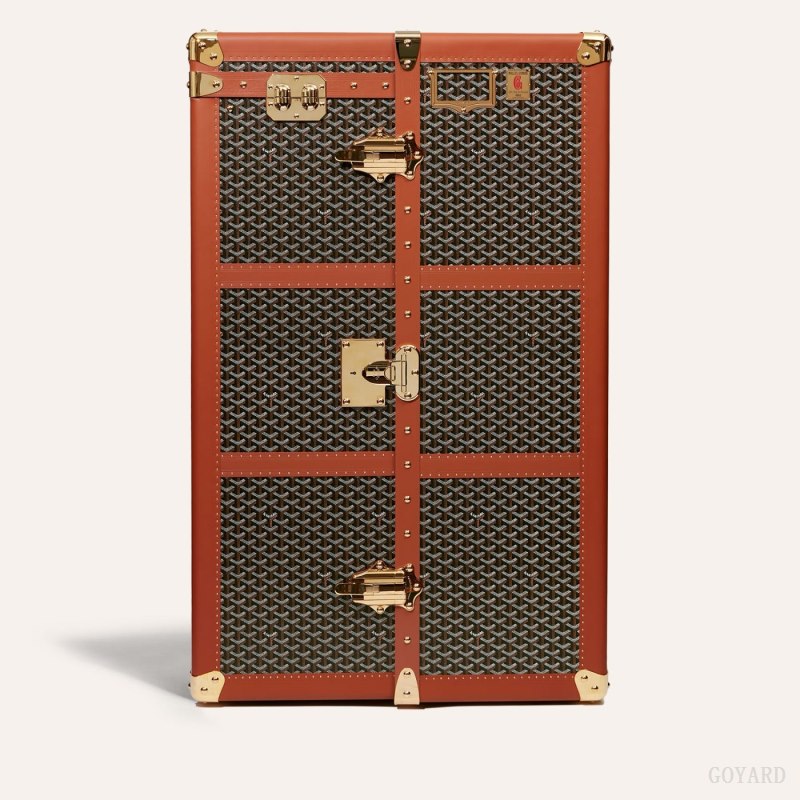 Maleta Goyard ARMOIRE TRUNK Negras Marrones | GY-FFV7234