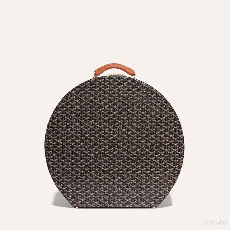 Maleta Goyard BOITE CHAPEAU Negras Marrones | GY-AFQ1556