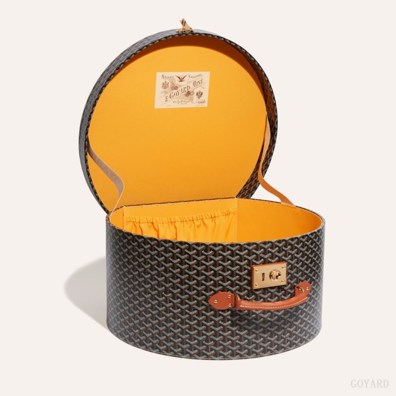 Maleta Goyard BOITE CHAPEAU Negras Marrones | GY-AFQ1556