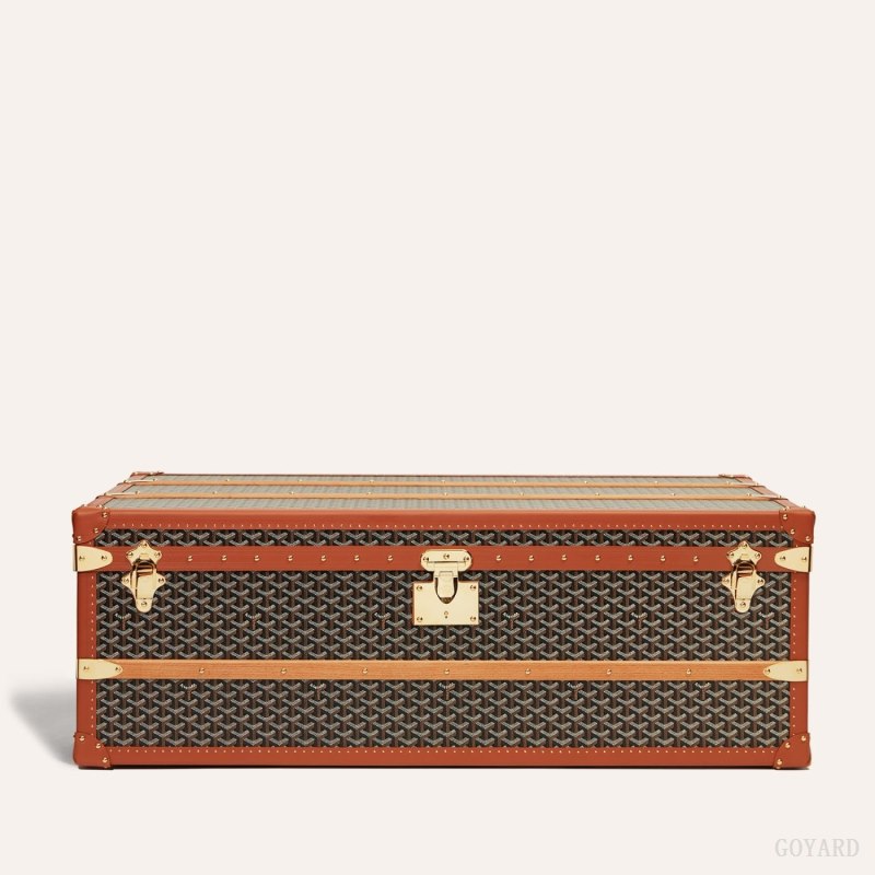 Maleta Goyard CABINE TRUNK Negras Marrones | GY-EYW2737