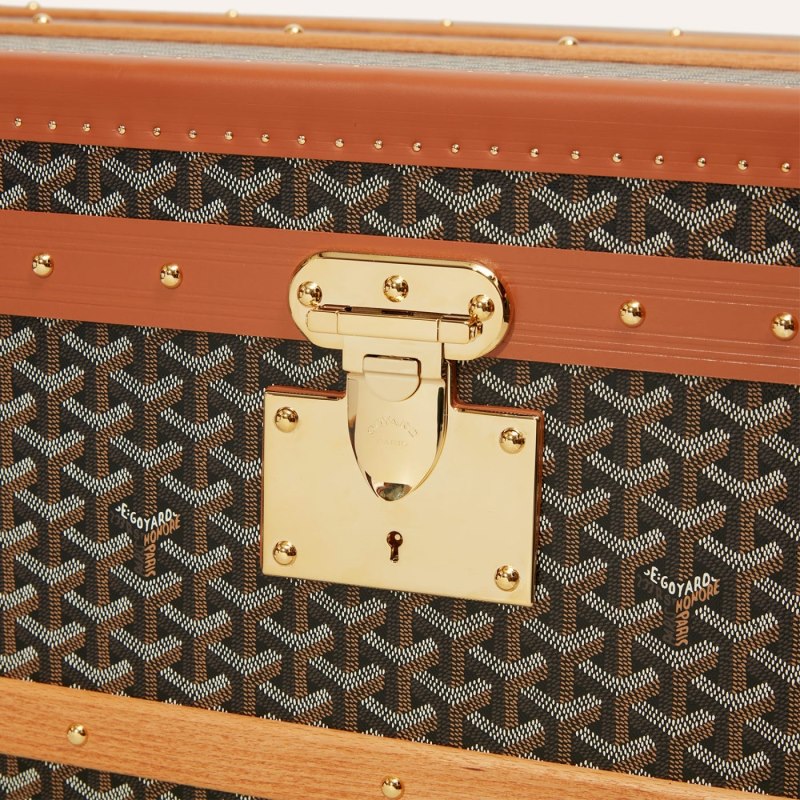 Maleta Goyard CABINE TRUNK Negras Marrones | GY-EYW2737