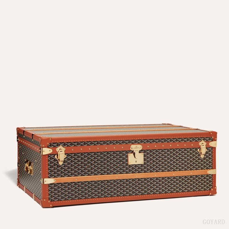 Maleta Goyard CABINE TRUNK Negras Marrones | GY-EYW2737