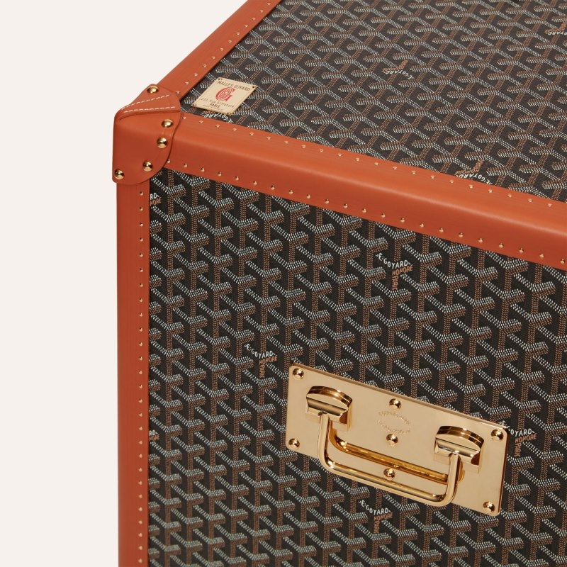 Maleta Goyard CIGARES TRUNK Negras Marrones | GY-BPG5059
