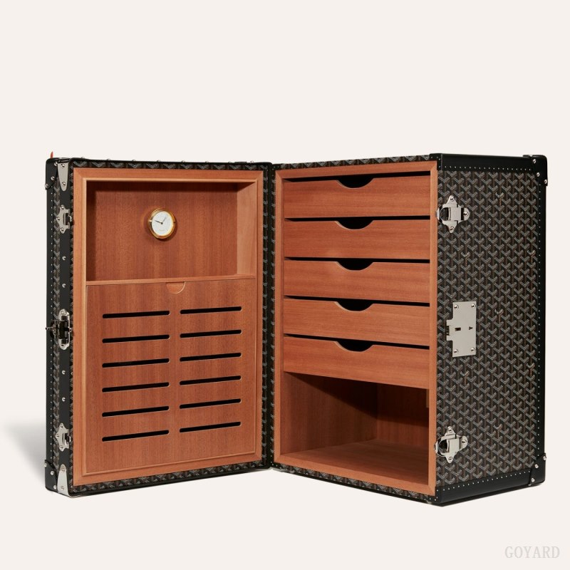 Maleta Goyard CIGARES TRUNK Negras | GY-LUJ7759