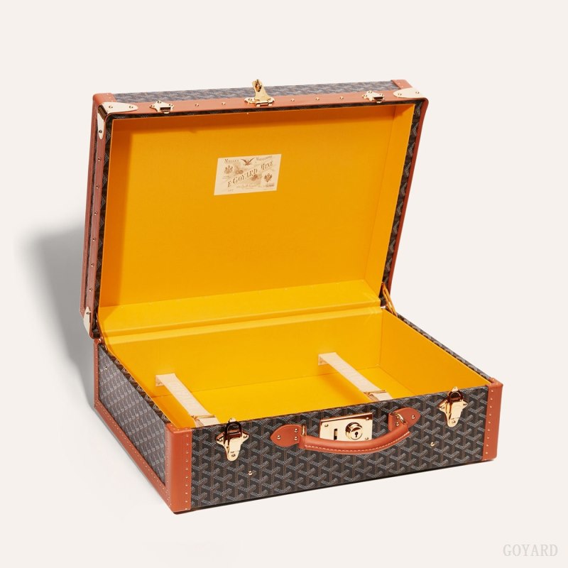 Maleta Goyard GRAND HÔTEL 50 CASE Negras Marrones | GY-MRX5929