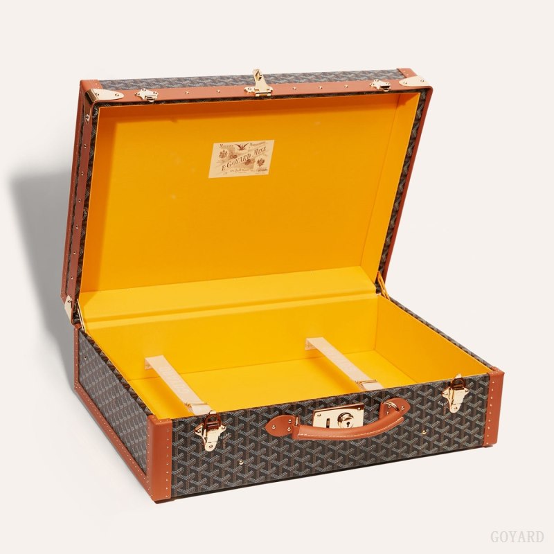 Maleta Goyard GRAND HÔTEL 55 CASE Negras Marrones | GY-MUC8317