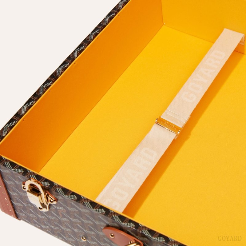 Maleta Goyard GRAND HÔTEL 55 CASE Negras Marrones | GY-MUC8317