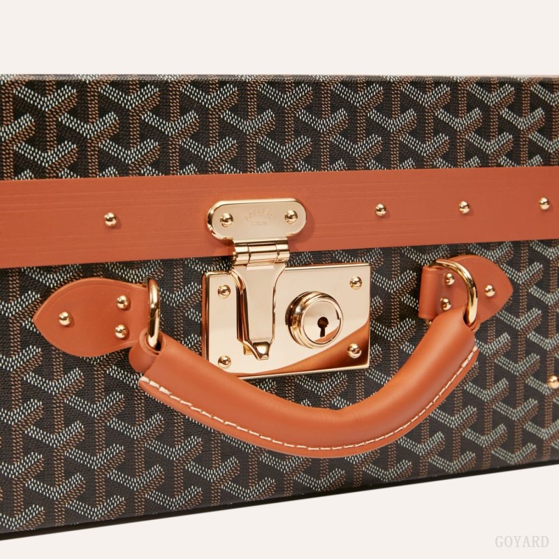 Maleta Goyard GRAND HÔTEL 55 CASE Negras Marrones | GY-MUC8317
