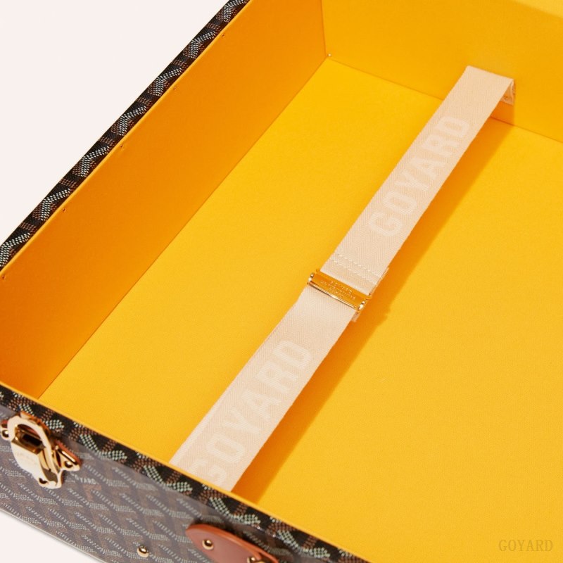 Maleta Goyard GRAND HÔTEL 60 CASE Negras Marrones | GY-XVV5412