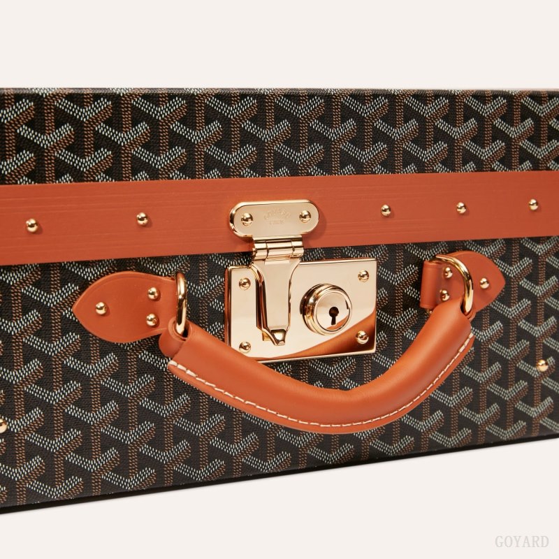 Maleta Goyard GRAND HÔTEL 60 CASE Negras Marrones | GY-XVV5412