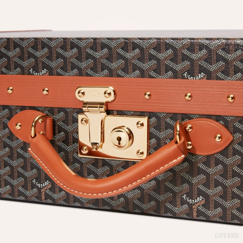 Maleta Goyard GRAND HÔTEL 65 CASE Negras Marrones | GY-NAD1660