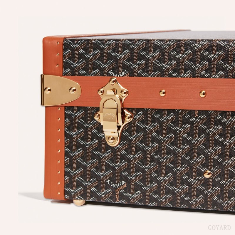 Maleta Goyard GRAND HÔTEL 80 CASE Negras Marrones | GY-IYI0480
