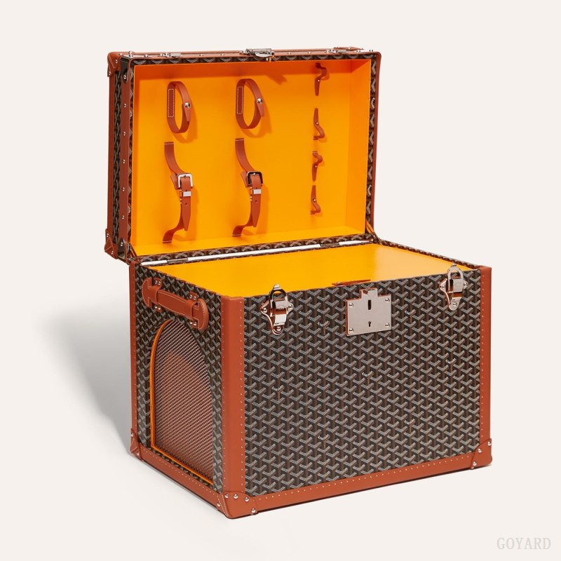 Maleta Goyard NICHE TRUNK Negras Marrones | GY-OFN1600