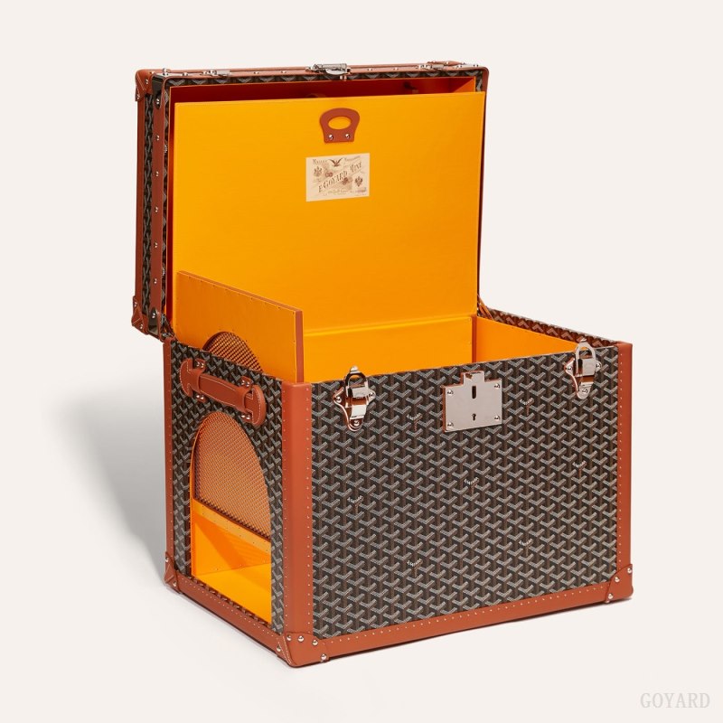 Maleta Goyard NICHE TRUNK Negras Marrones | GY-OFN1600