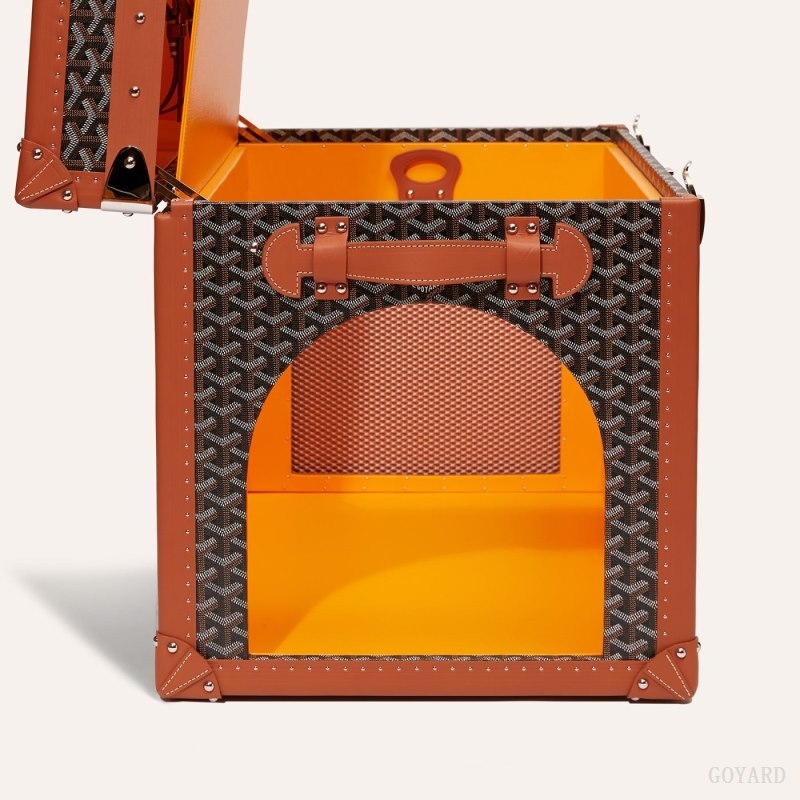 Maleta Goyard NICHE TRUNK Negras Marrones | GY-OFN1600