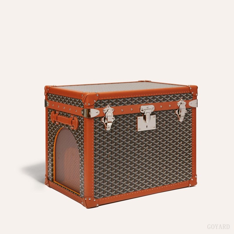 Maleta Goyard NICHE TRUNK Negras Marrones | GY-OFN1600