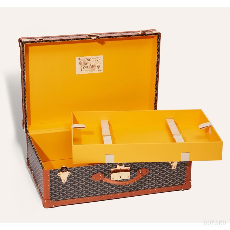 Maleta Goyard PALACE 70 SUITCASE Negras Marrones | GY-QSX4388