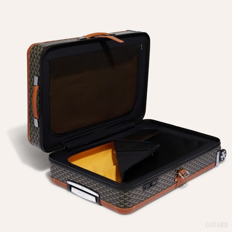 Maleta Goyard SATOLAS GM ROLLING SUITCASE Negras Marrones | GY-JJV7089