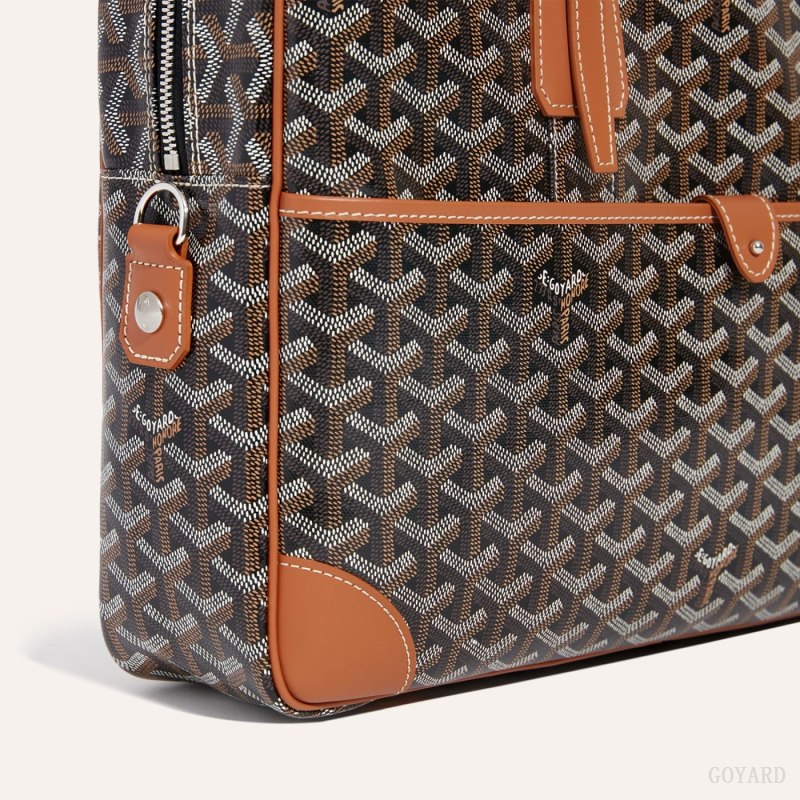 Maletín Goyard Ambassade MM Document Case Negras Marrones | GY-GBV5239