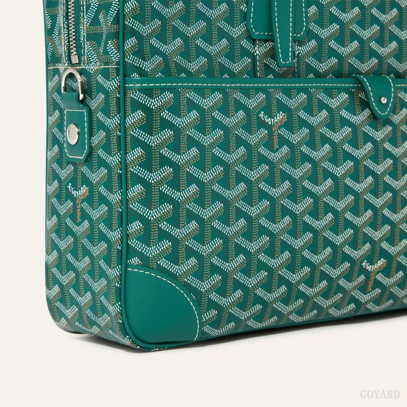 Maletín Goyard Ambassade MM Document Case Verde | GY-EUC1279