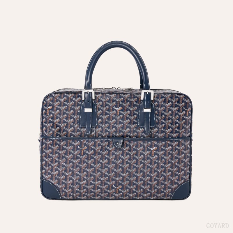 Maletín Goyard Ambassade MM Document Case Azul Marino Azules | GY-PQD8989