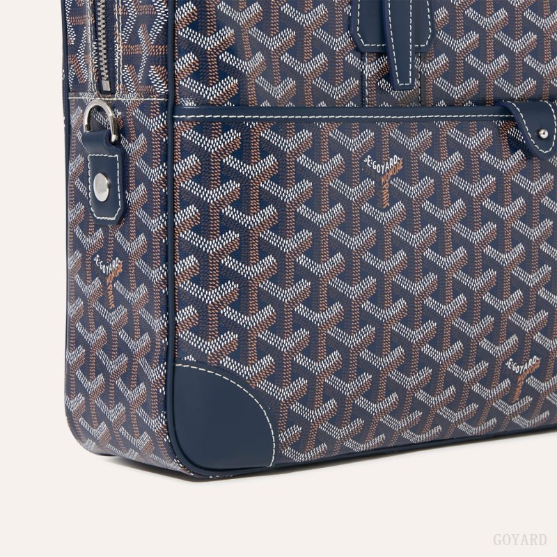 Maletín Goyard Ambassade MM Document Case Azul Marino Azules | GY-PQD8989