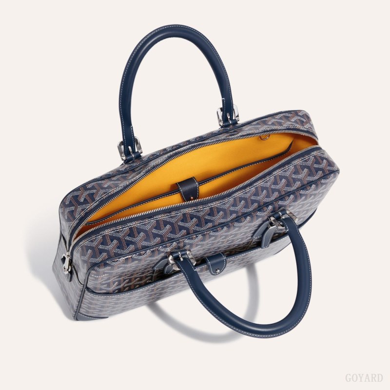 Maletín Goyard Ambassade MM Document Case Azul Marino Azules | GY-PQD8989