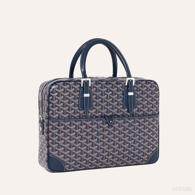 Maletín Goyard Ambassade MM Document Case Azul Marino Azules | GY-PQD8989
