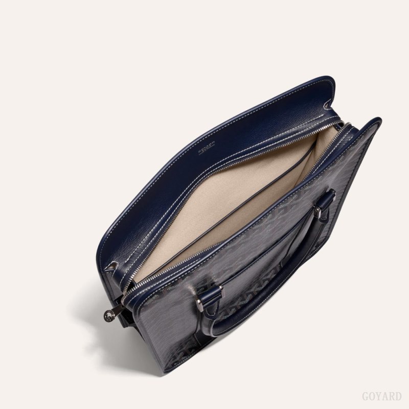 Maletín Goyard BOURGOGNE BAG Azul Marino Azules | GY-GBE5072