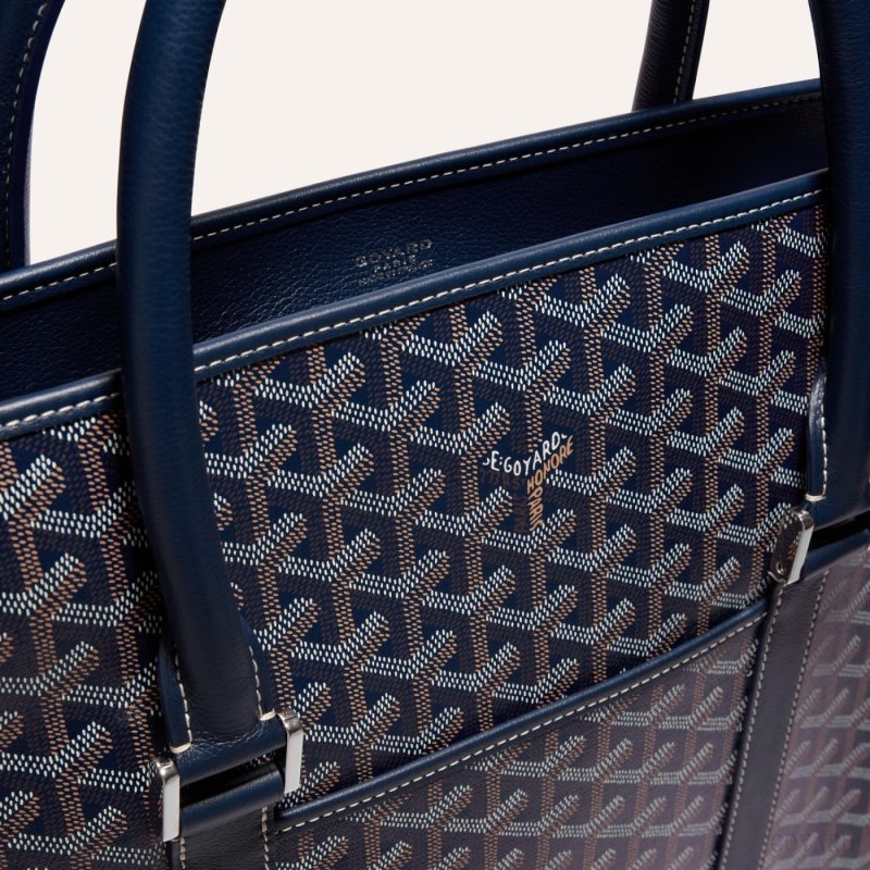 Maletín Goyard BOURGOGNE BAG Azul Marino Azules | GY-GBE5072