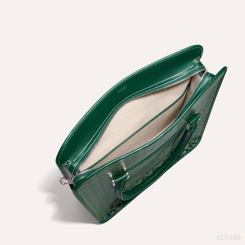 Maletín Goyard BOURGOGNE BAG Verde | GY-UBH4880