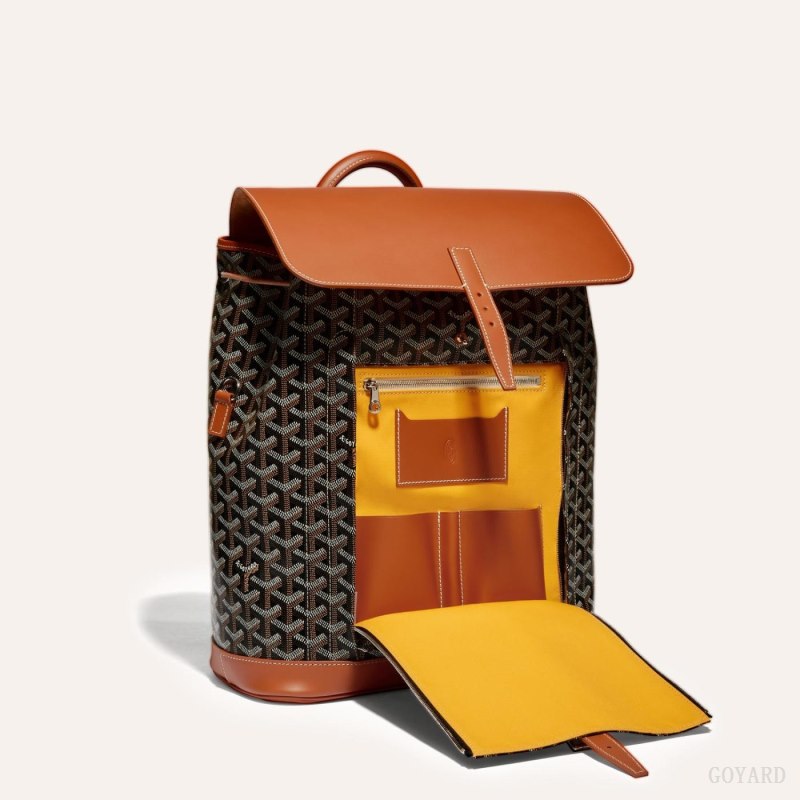 Mochilas Goyard ALPIN MM BACKPACK Negras Marrones | GY-KWU5325