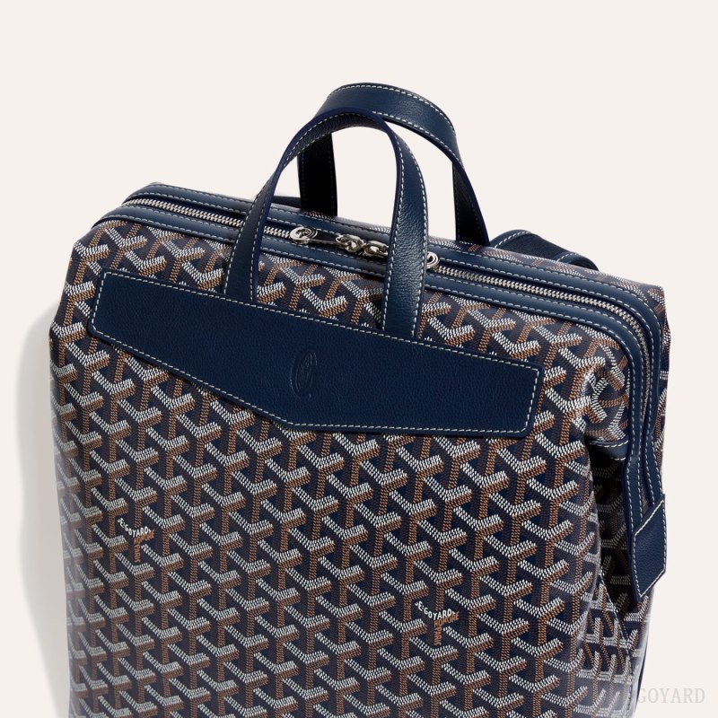 Mochilas Goyard Cisalpin Backpack Azul Marino Azules | GY-ZAH5072