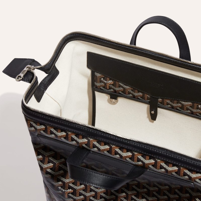 Mochilas Goyard Cisalpin Backpack Negras | GY-CYJ1337