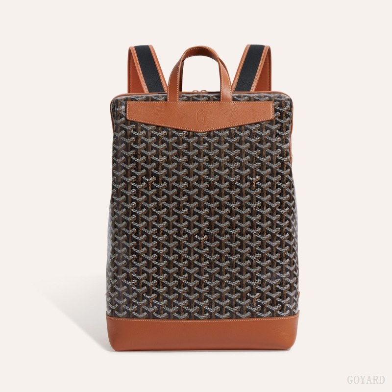 Mochilas Goyard Cisalpin Backpack Negras Marrones | GY-QUQ3378