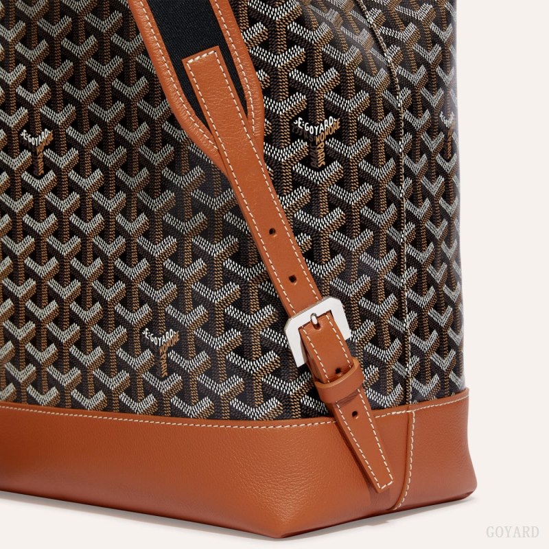 Mochilas Goyard Cisalpin Backpack Negras Marrones | GY-QUQ3378
