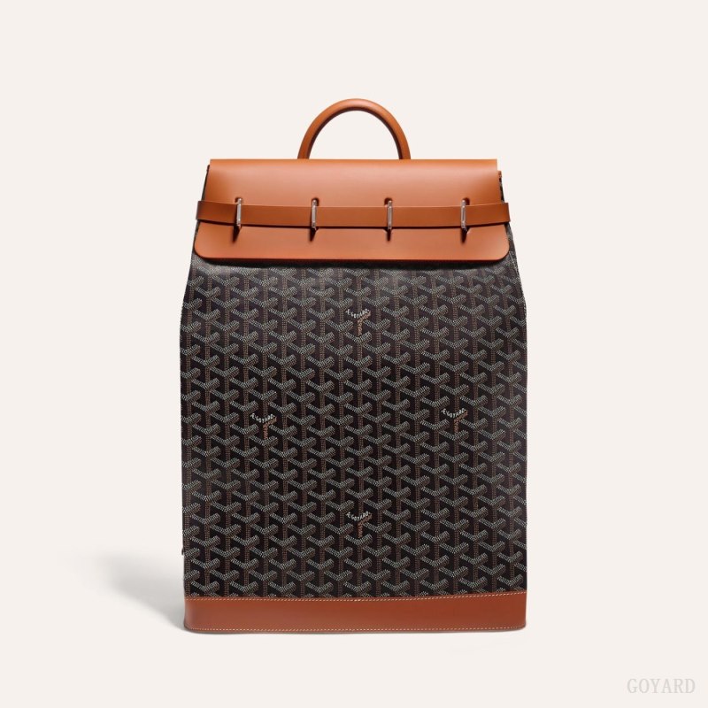 Mochilas Goyard STEAMER PM BAG Negras Marrones | GY-PLU3452