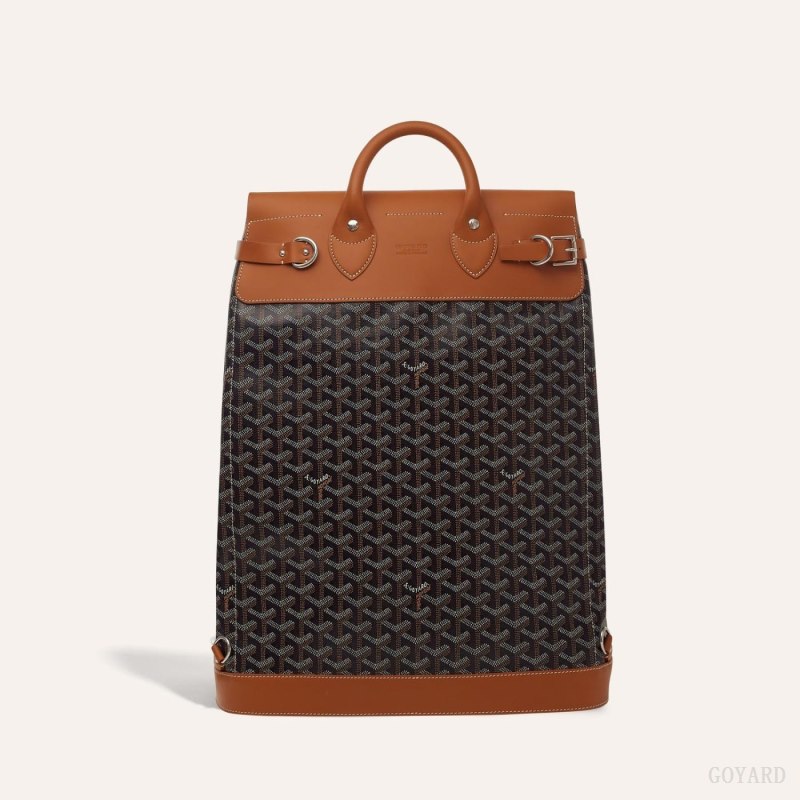 Mochilas Goyard STEAMER PM BAG Negras Marrones | GY-PLU3452