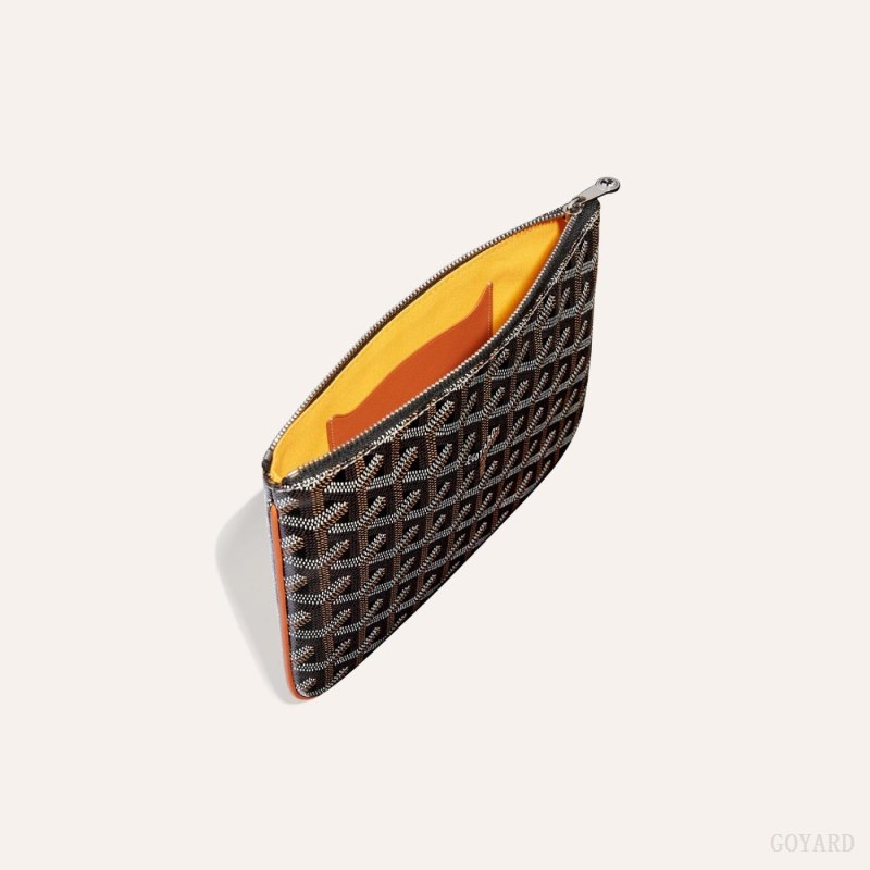 Pequeña Marroquinería Goyard SÉNAT PM POCKET Negras Marrones | GY-URN8679