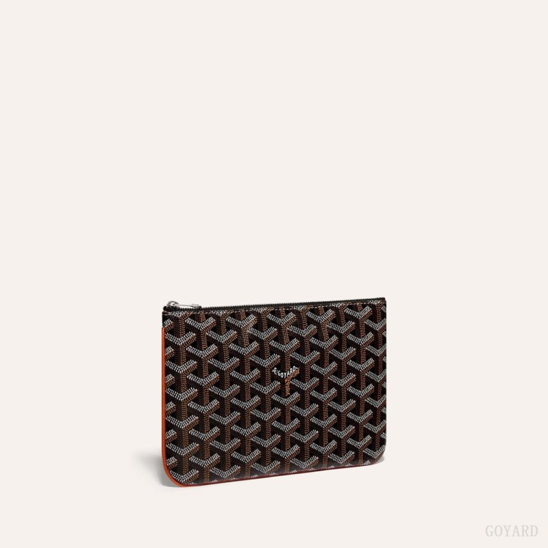 Pequeña Marroquinería Goyard SÉNAT PM POCKET Negras Marrones | GY-URN8679