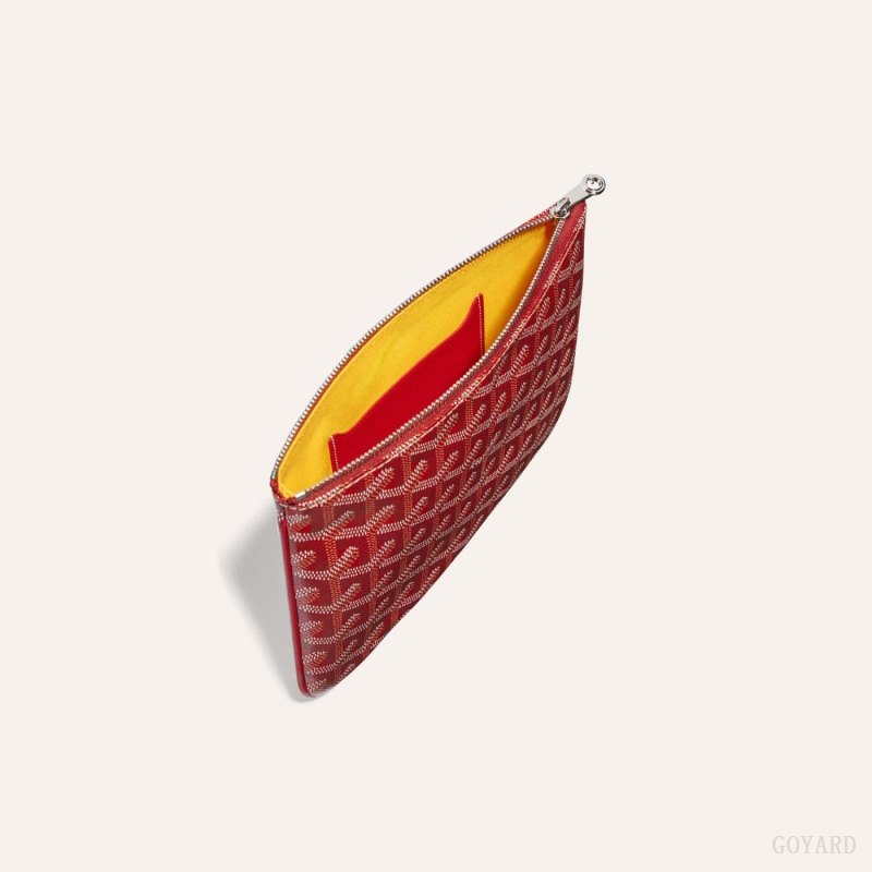 Pequeña Marroquinería Goyard SÉNAT PM POCKET Rojas | GY-AUI2391
