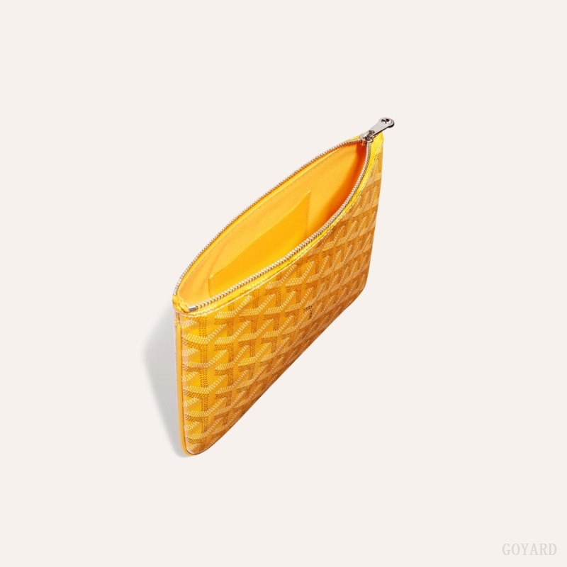 Pequeña Marroquinería Goyard SÉNAT PM POCKET Amarillo | GY-ASI7422